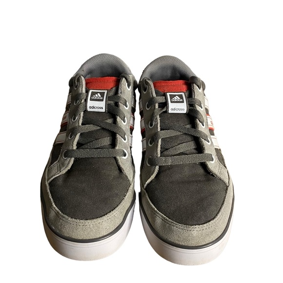 Adidas Adicross Men's Gray Low Cut Spikeless Golf Shoes - Picture 2 of 9
